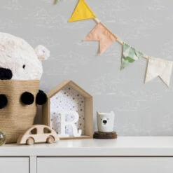 Superfresco Easy Vliesbehang Vintage Wolk Grijs (108555) -Superfresco Easy 123 1436