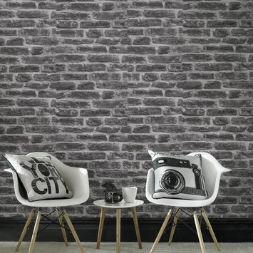 Superfresco Easy Vliesbehang Stenen Grijs 7668 2 Superfresco Easy Vliesbehang Stenen Grijs 7668 - Afbeelding 2