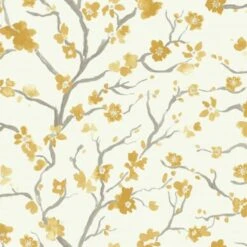 Superfresco Easy Vliesbehang Ushi Okergeel 105743