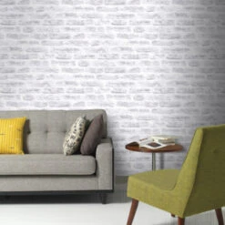 Superfresco Easy Vliesbehang Stenen Wit 101801 -Superfresco Easy 123 57