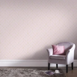 Superfresco Easy Vliesbehang Losanges Roze 106156 -Superfresco Easy 123 629