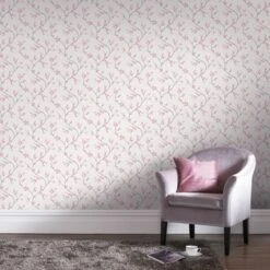 Superfresco Easy Vliesbehang Bloesem Zachtroze 100032 -Superfresco Easy 123 714