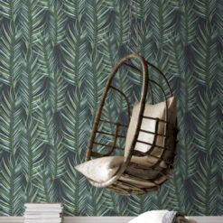 Superfresco Easy Vliesbehang Palmen Blauw 100558 -Superfresco Easy 123 75