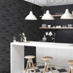 Superfresco Easy Vliesbehang Odyssee Zwart 101344 -Superfresco Easy 123 799