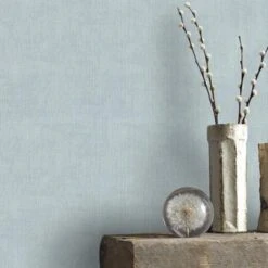 Superfresco Easy Vliesbehang Extra Breed Linnen Uni Met Glans Blauw (102376) -Superfresco Easy 123 87