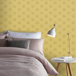 Superfresco Easy Vliesbehang Weona Oker (dessin 106994) -Superfresco Easy 41 1034