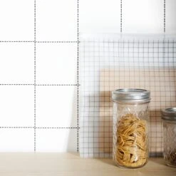 Superfresco Easy Vliesbehang Ruit Zwart-wit (dessin 33-256) -Superfresco Easy 41 111