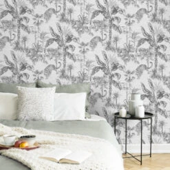 Superfresco Easy Vliesbehang Zanzibar Grijs (dessin 108598) -Superfresco Easy 41 1265