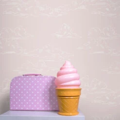 Superfresco Easy Vliesbehang Vintage Wolk Roze (dessin 108556) -Superfresco Easy 41 1342