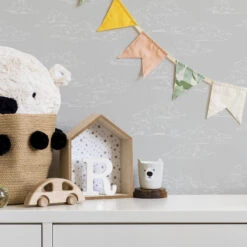 Superfresco Easy Vliesbehang Vintage Wolk Grijs (dessin 108555) -Superfresco Easy 41 1372