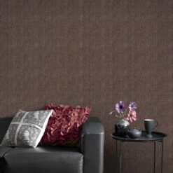 Superfresco Easy Vliesbehang Bamboe Weefsel Wijnrood (dessin 103958) -Superfresco Easy 41 1524