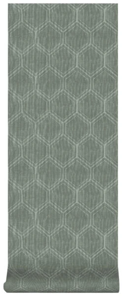 Superfresco Easy Vliesbehang Hexagon Groen (dessin 118149) -Superfresco Easy 41 292