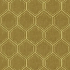 Superfresco Easy Vliesbehang Hexagon Oker (dessin 103976)