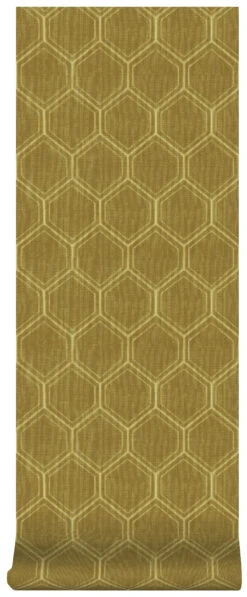 Superfresco Easy Vliesbehang Hexagon Oker (dessin 103976) -Superfresco Easy 41 333