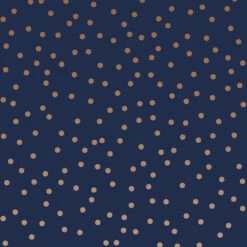 Superfresco Easy Vliesbehang Confetti Donkerblauw-koper (dessin 108561)