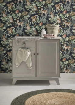 Superfresco Easy Vliesbehang Woodland Dieren Donkerblauw (dessin 108568) -Superfresco Easy 41 414