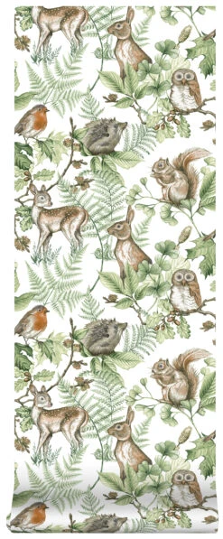 Superfresco Easy Vliesbehang Woodland Dieren Naturel (dessin 108569) -Superfresco Easy 41 448