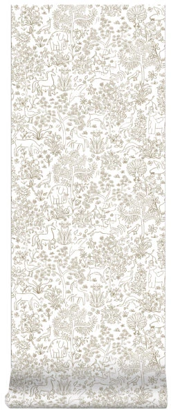 Superfresco Easy Vliesbehang Puck Wit-oker (dessin 113299) -Superfresco Easy 41 664