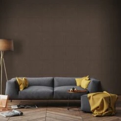 Superfresco Easy Vliesbehang Leer Blokken Bruin (dessin 103485) -Superfresco Easy 41 725