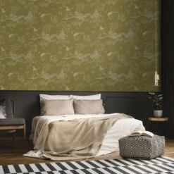 Superfresco Easy Vliesbehang Gaia Oker (dessin 113289) -Superfresco Easy 41 783