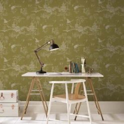 Superfresco Easy Vliesbehang Gaia Oker (dessin 113289) -Superfresco Easy 41 784