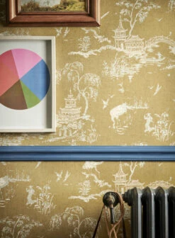 Superfresco Easy Vliesbehang Gaia Oker (dessin 113289) -Superfresco Easy 41 789