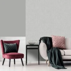 Superfresco Easy Vliesbehang Blad All Over Grijs (dessin 107001) -Superfresco Easy 41 864